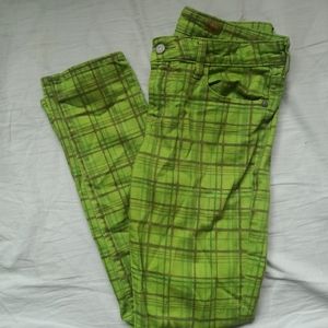 dyed Pilcro and the Letterpress skinny jeans sz 29